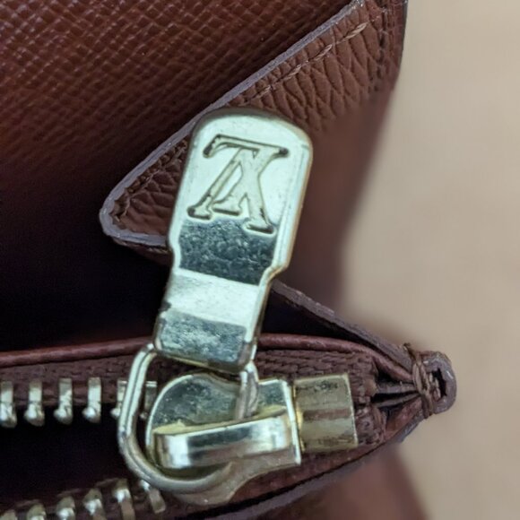 LV Monogram Coated Canvas Continental Wallet - Picture 8 of 9
